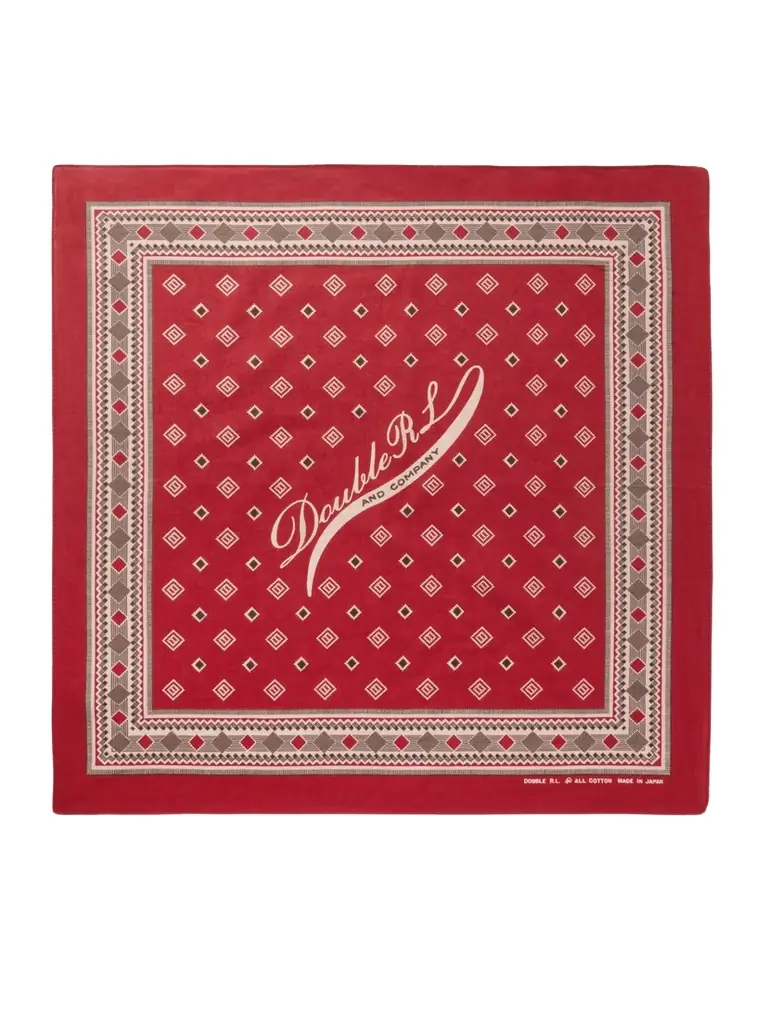 RRL Printed Cotton-voile Scarf