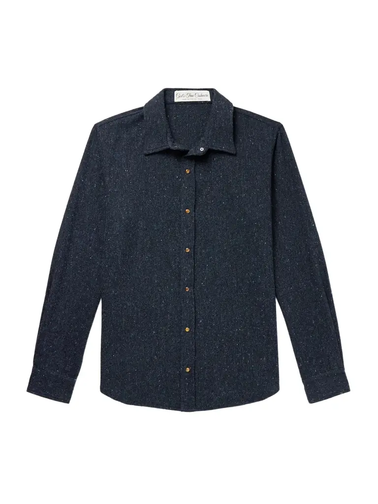God's True Cashmere Cashmere and Wool-Blend Shirt - Men