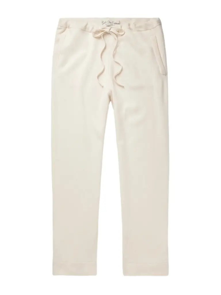 God's True Cashmere Straight-Leg Cashmere Drawstring Trousers - Men