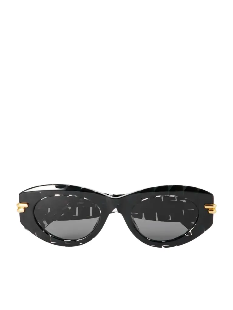 Bottega Veneta Eyewear Oval-frame Acetate Sunglasses