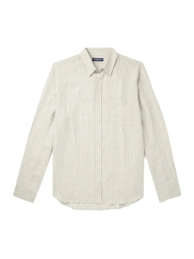Frescobol Carioca Telles Striped Linen Shirt - Men