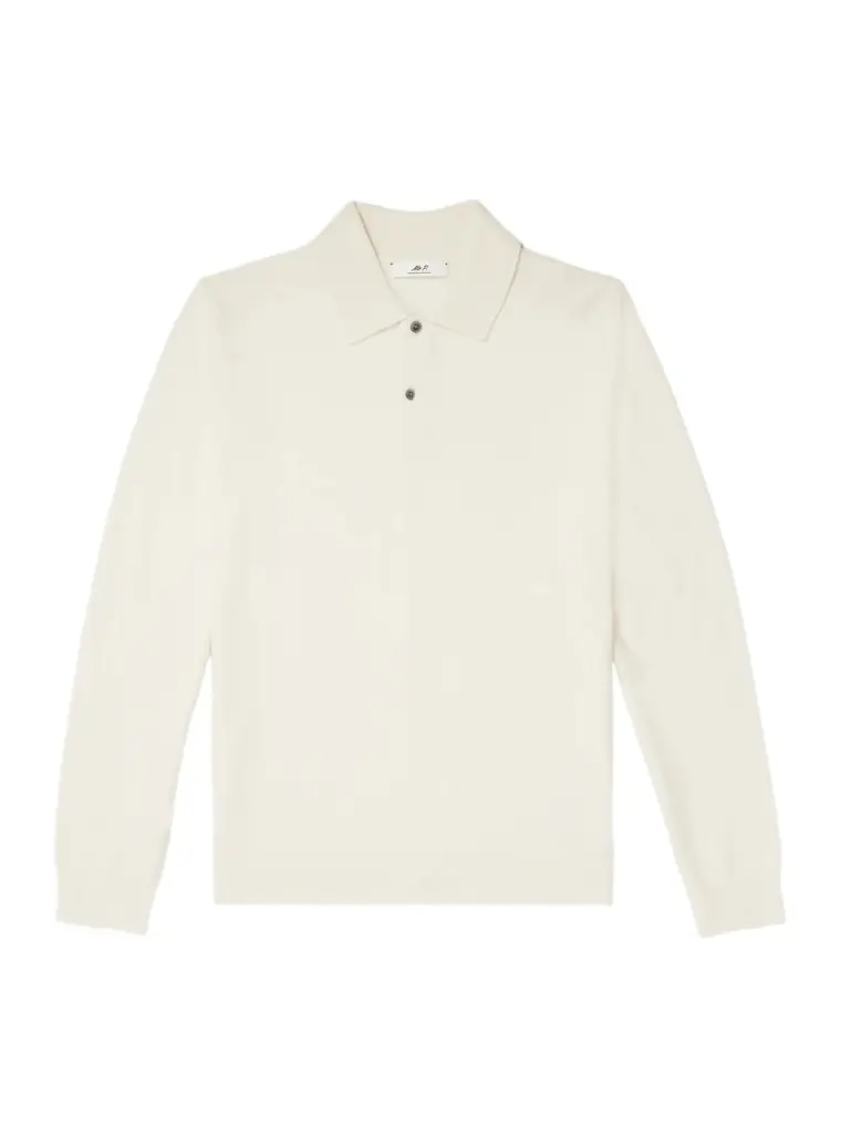 MR P. Wool and Cashmere-Blend Polo Shirt - Men
