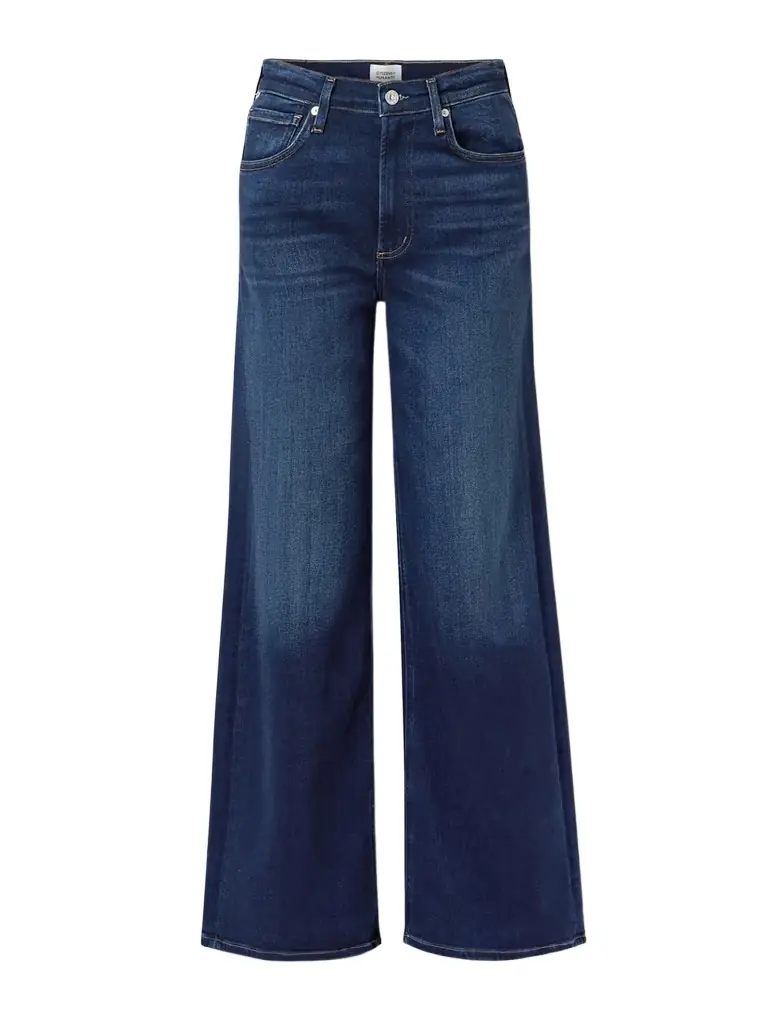 Citizens of Humanity Lyra Long Mid-rise Wide-leg Jeans
