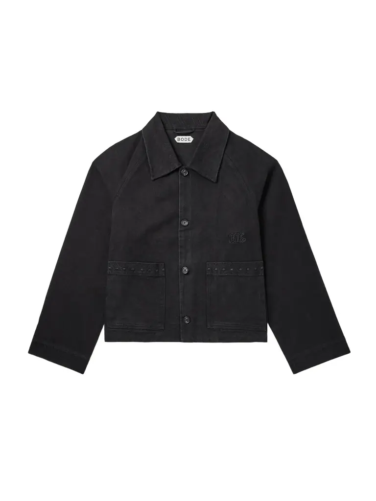 BODE Logo-Embroidered Denim Jacket - Men