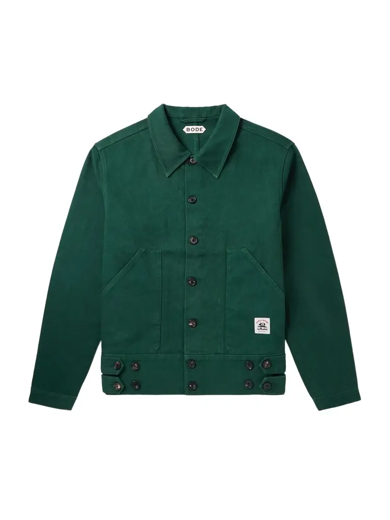BODE Knolly Brook Logo-Appliquéd Cotton-Twill Jacket - Men