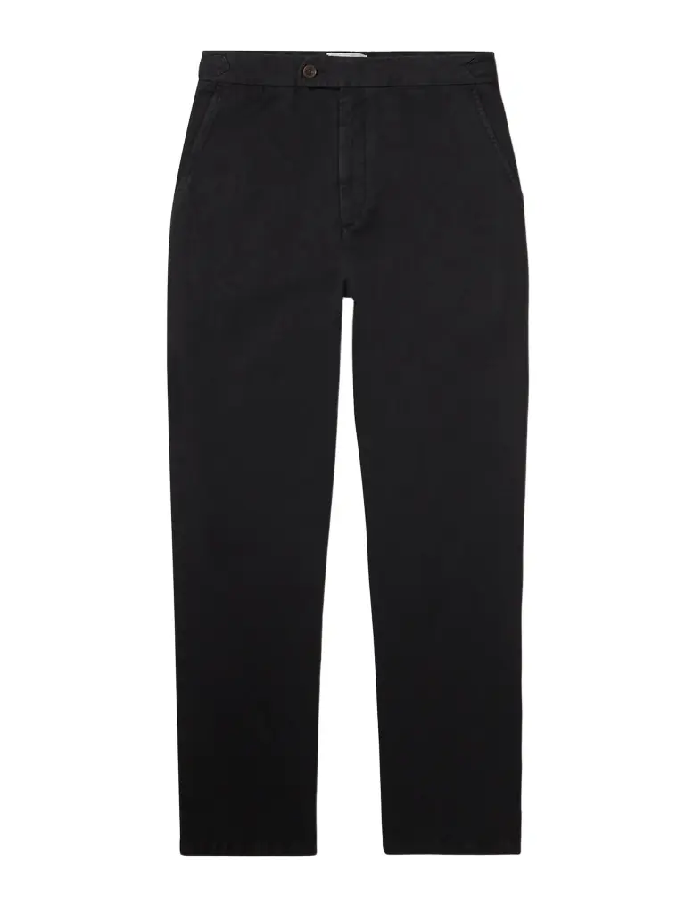 MR P. Mike Straight-Leg Organic Cotton and Linen-Blend Twill Trousers - Men