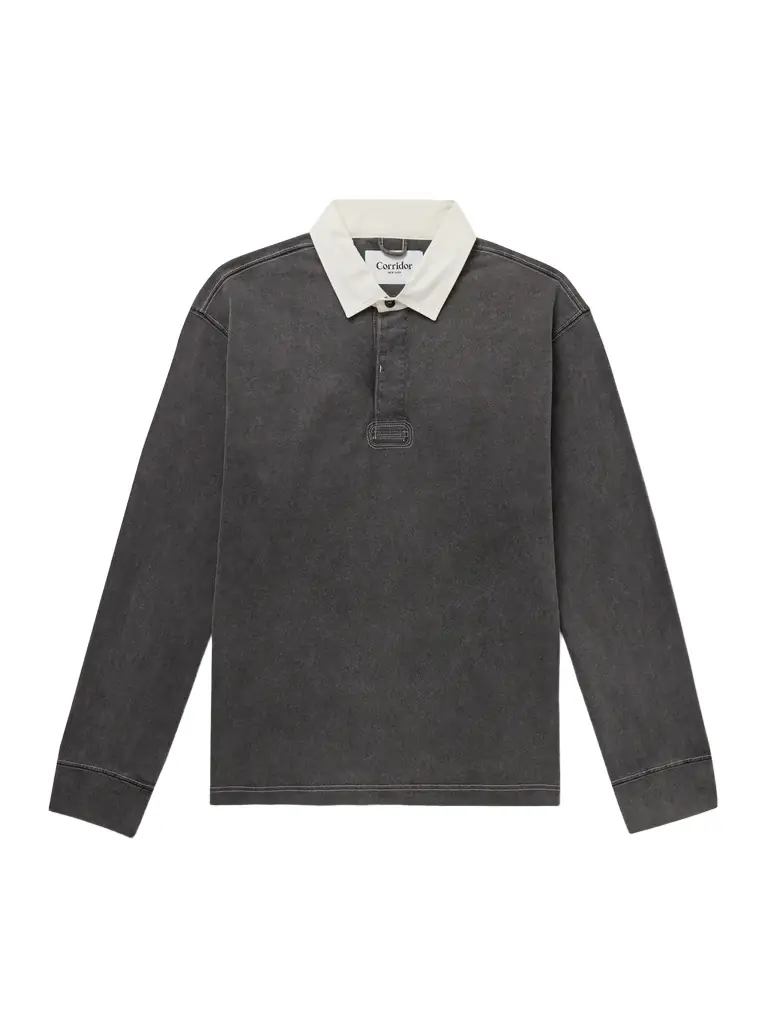 Corridor Rugby Cotton-Jersey Polo Shirt - Men