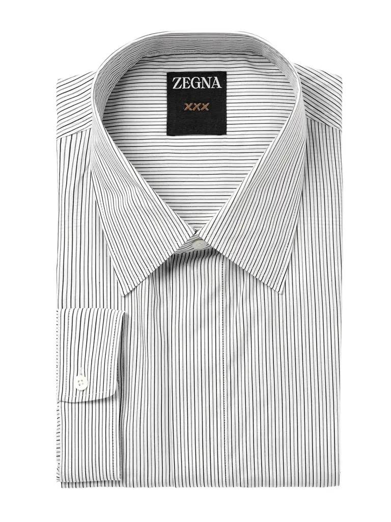 Zegna Striped Cotton Shirt - Men