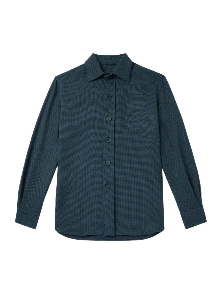 Rubinacci Blanket Wool Shirt - Men