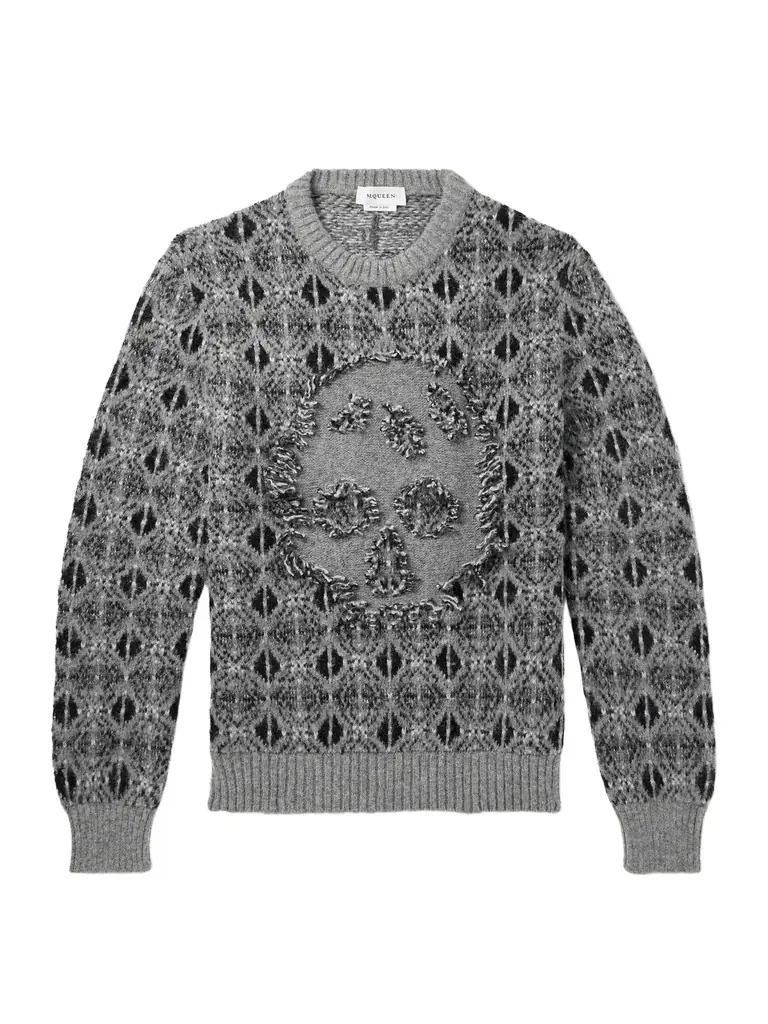 McQueen Fair Isle Knitted Sweater - Men