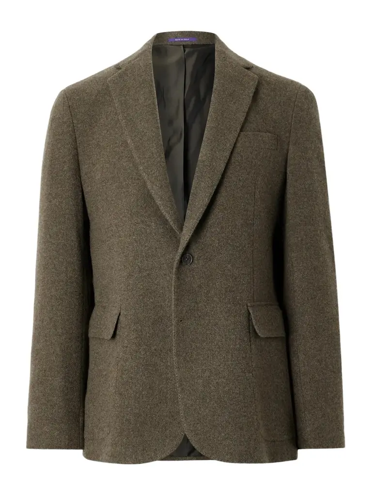 Ralph Lauren Purple Label Hadley Brushed Cashmere and Wool-Blend Blazer - Men