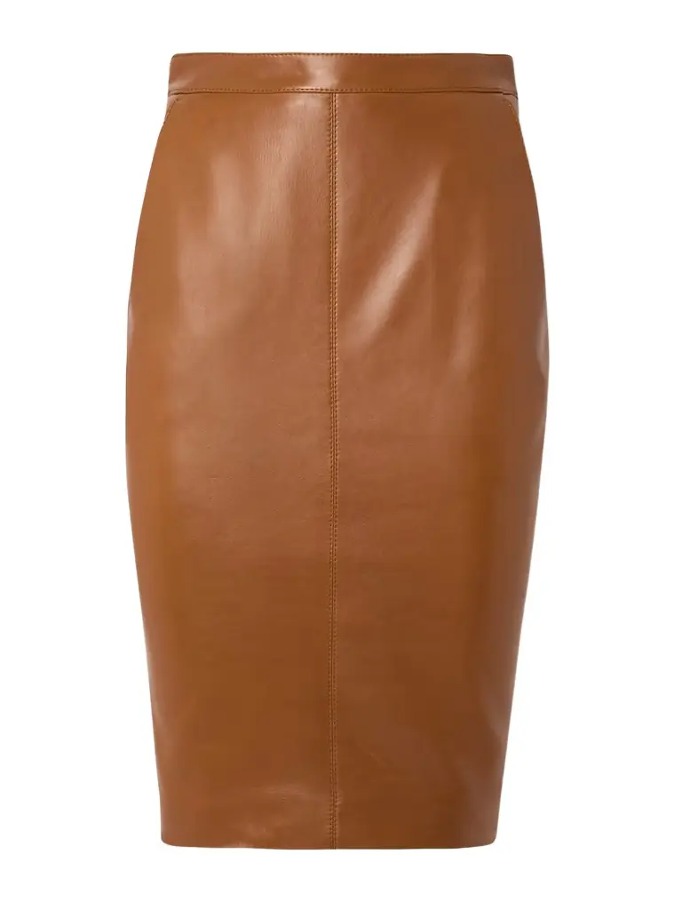 Saint Laurent Leather Skirt