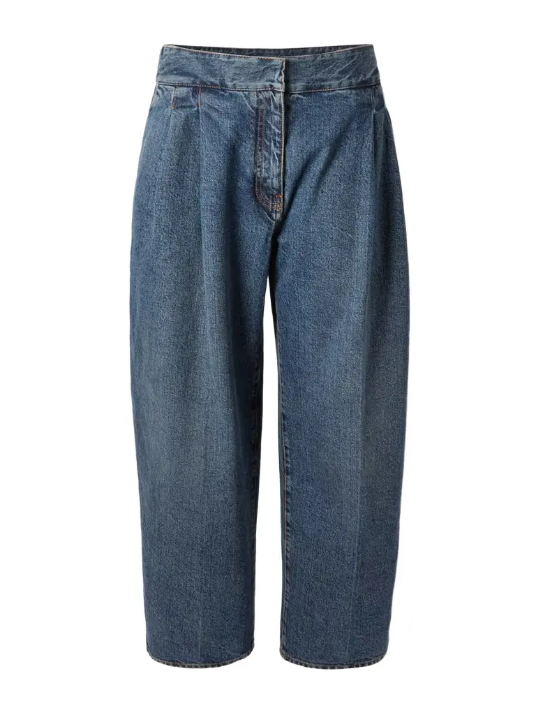 Alaïa Pleated Straight-leg Jeans
