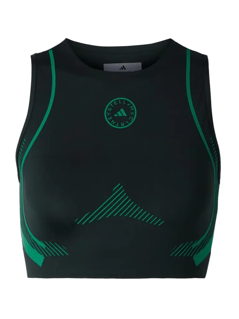 adidas by Stella McCartney Printed Stretch Recycled Sports Bra