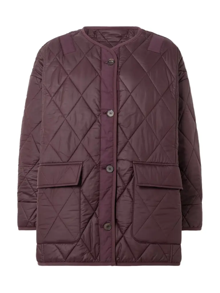 The Frankie Shop Teddy Quilted Shell Jacket