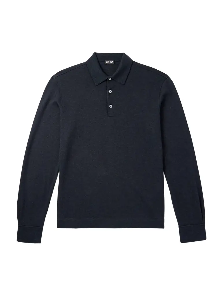 Zegna Cotton-Piqué Polo Shirt - Men