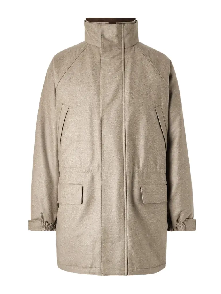 Auralee Oversized Padded Wool Coat - Men