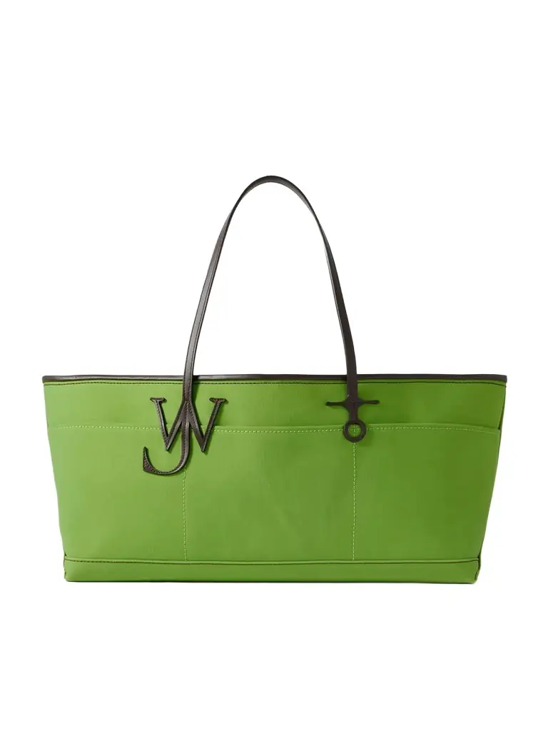 JW Anderson Anchor Leather-trimmed Canvas Tote