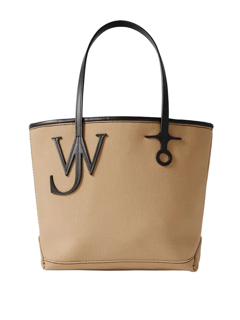 JW Anderson Anchor Small Leather-trimmed Canvas Tote