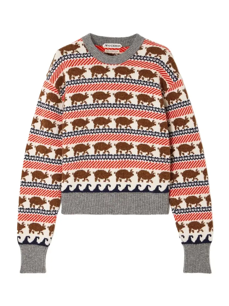 JW Anderson Intarsia Wool Sweater