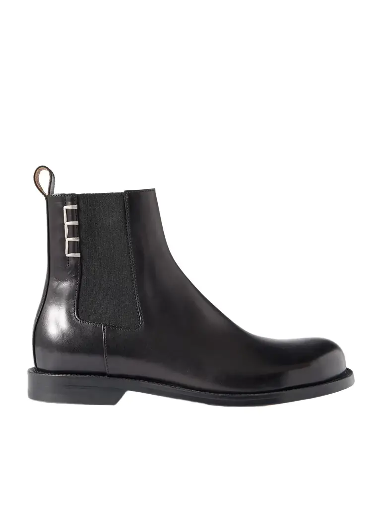 JW Anderson Loafer Whipstitched Leather Chelsea Boots