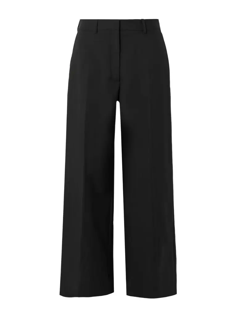 Calvin Klein Collection Simone Wool Wide-leg Pants