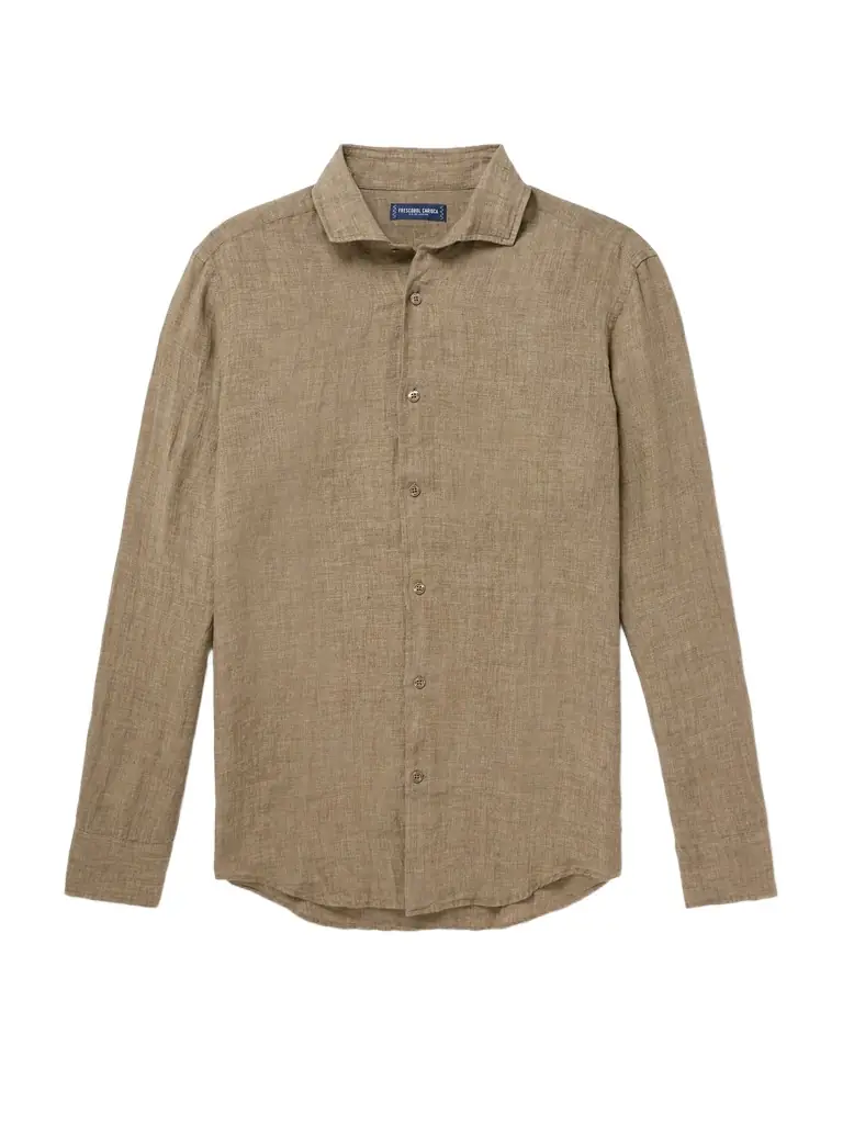 Frescobol Carioca Antonio Linen Shirt - Men