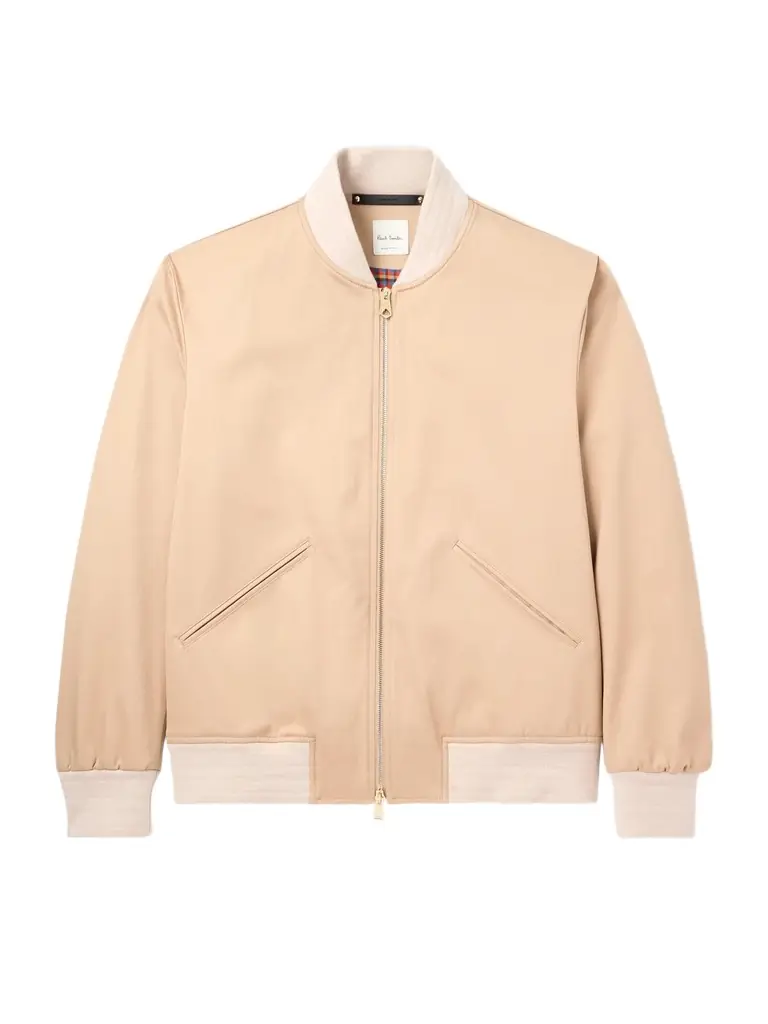 Paul Smith Cotton-Blend Twill Bomber Jacket - Men