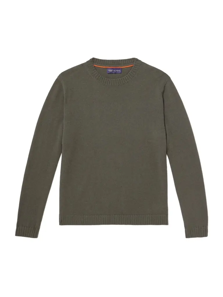 N.Peal Stanley Tucci Cashmere Organic Sweater - Men