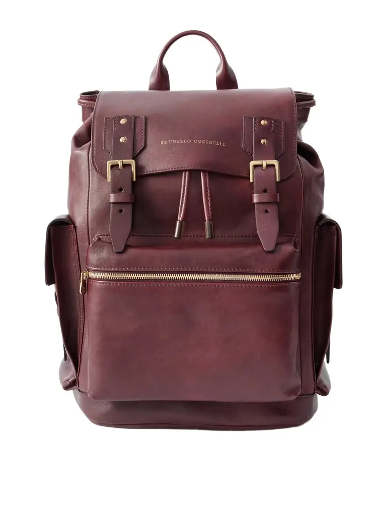 Brunello Cucinelli Leather Backpack - Men