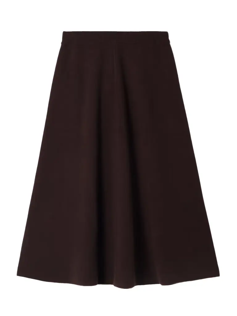 Allude Wool And Cashmere-blend Midi Skirt
