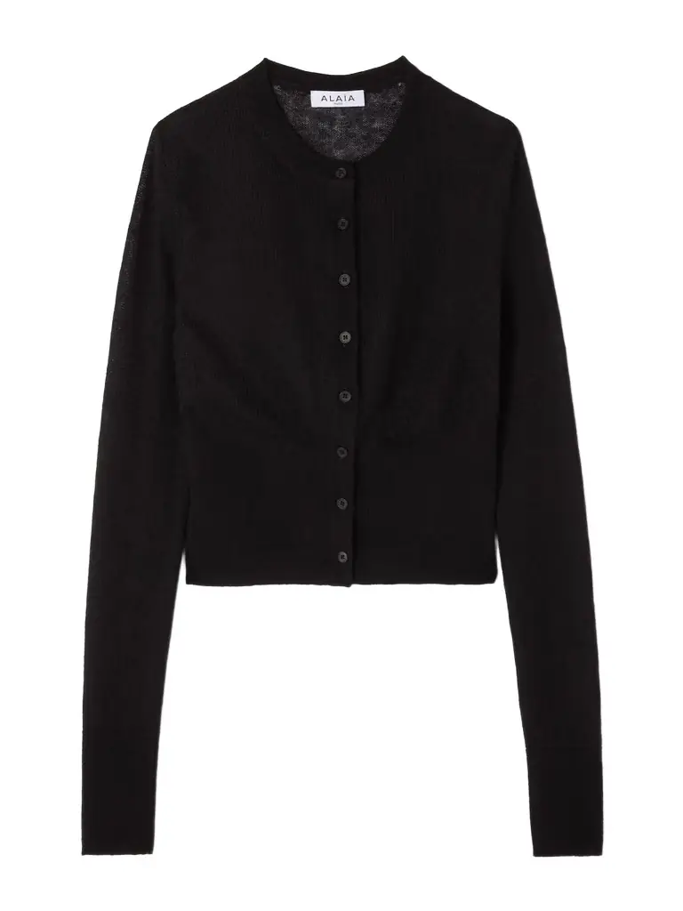 Alaïa Mohair-blend Cardigan