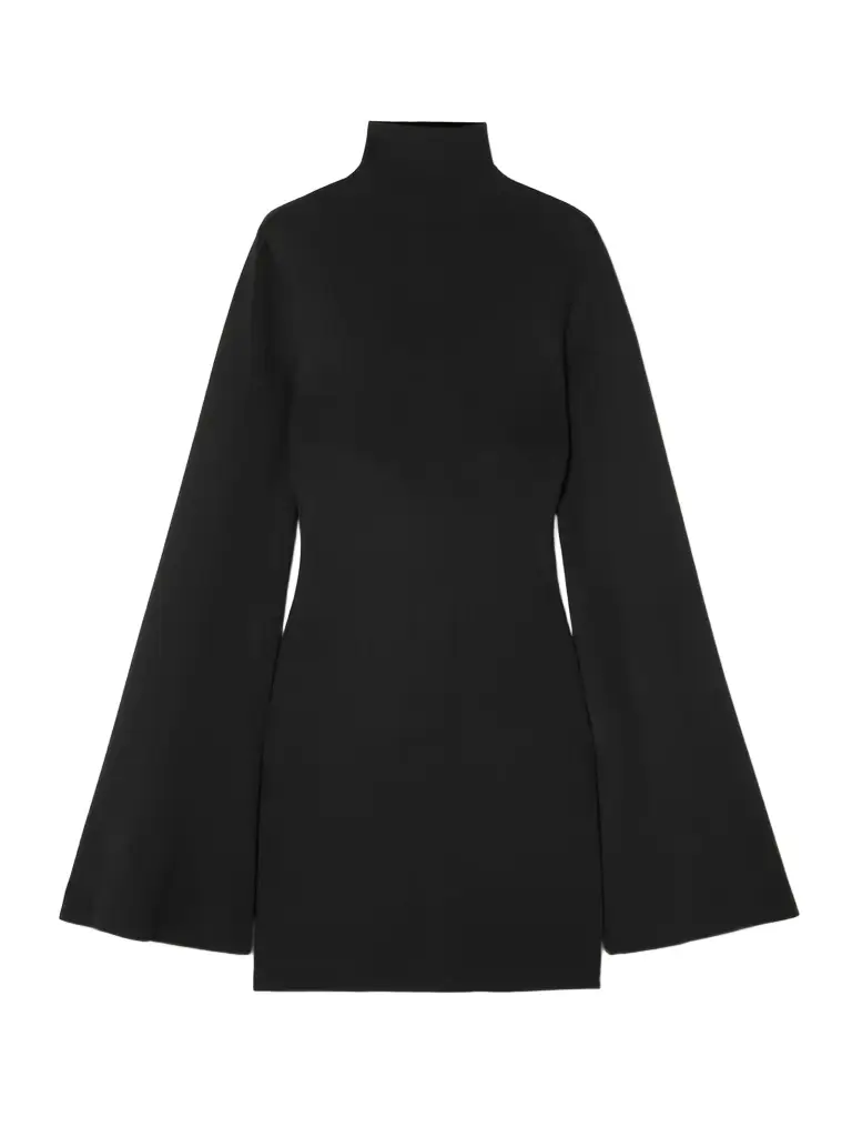 Calvin Klein Collection Annie Stretch-knit Mock-neck Mini Dress
