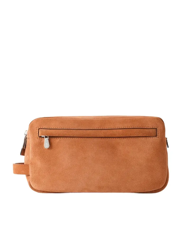 Brunello Cucinelli Suede Wash Bag - Men