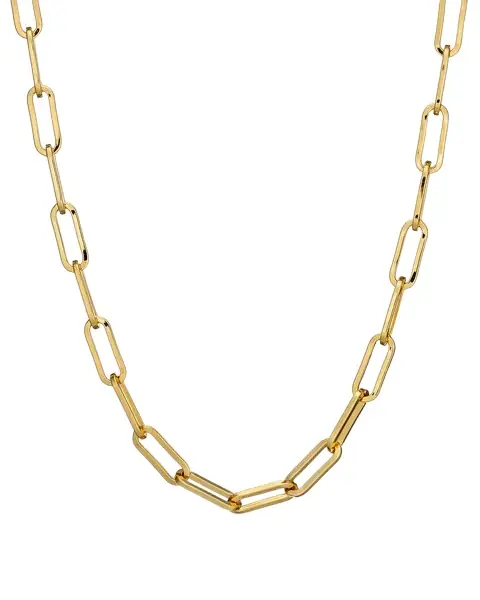 Wish Fine Jewelry 14KY 4.5g Paper Clip 20 Inches Neck