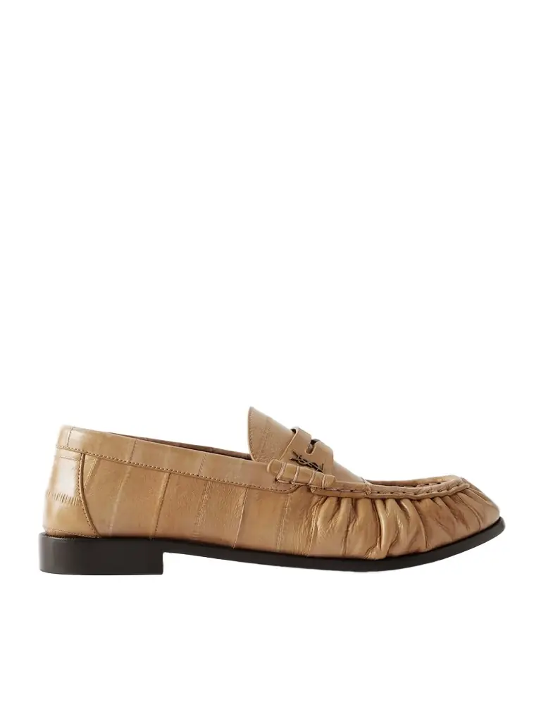 Saint Laurent Le Loafer Eel Loafers