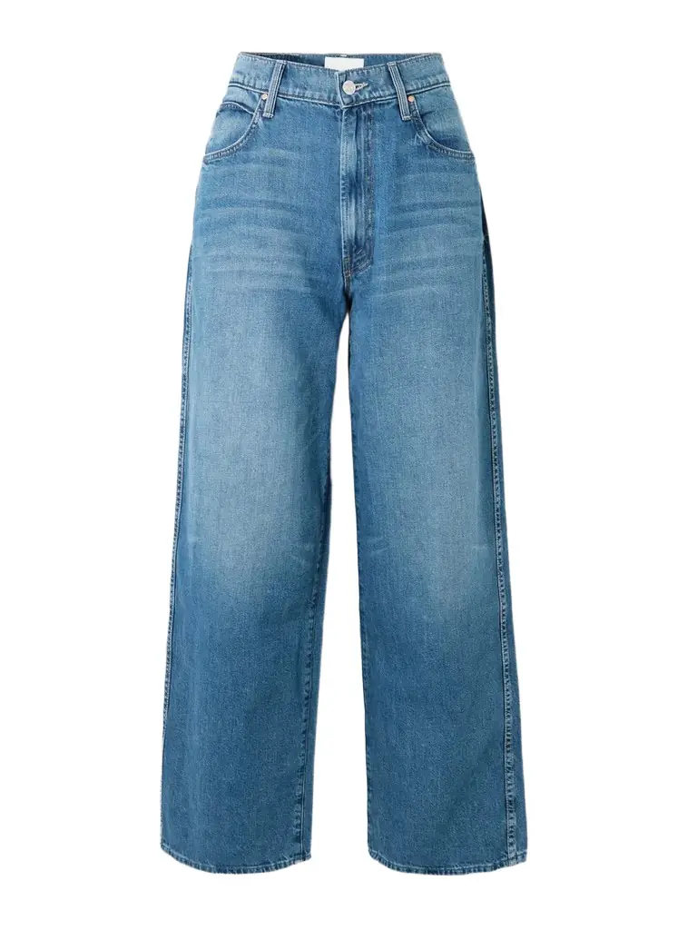 Mother The Delinquent Nerdy Mid-rise Straight-leg Jeans