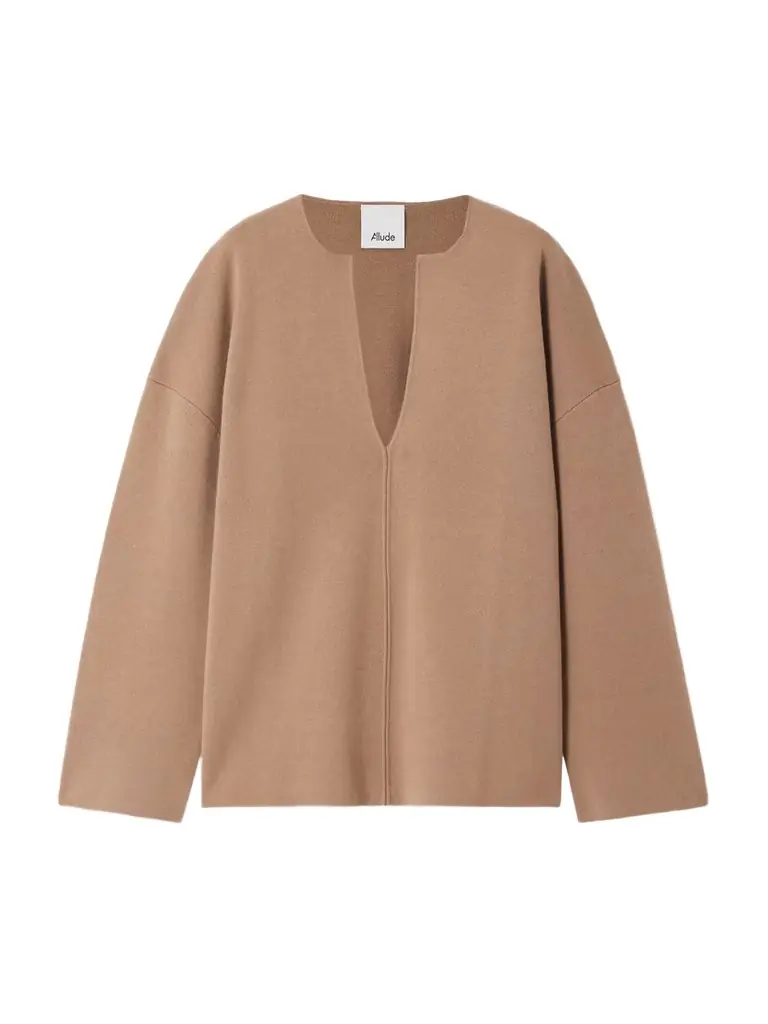 Allude Serafino Wool And Cashmere-blend Sweater