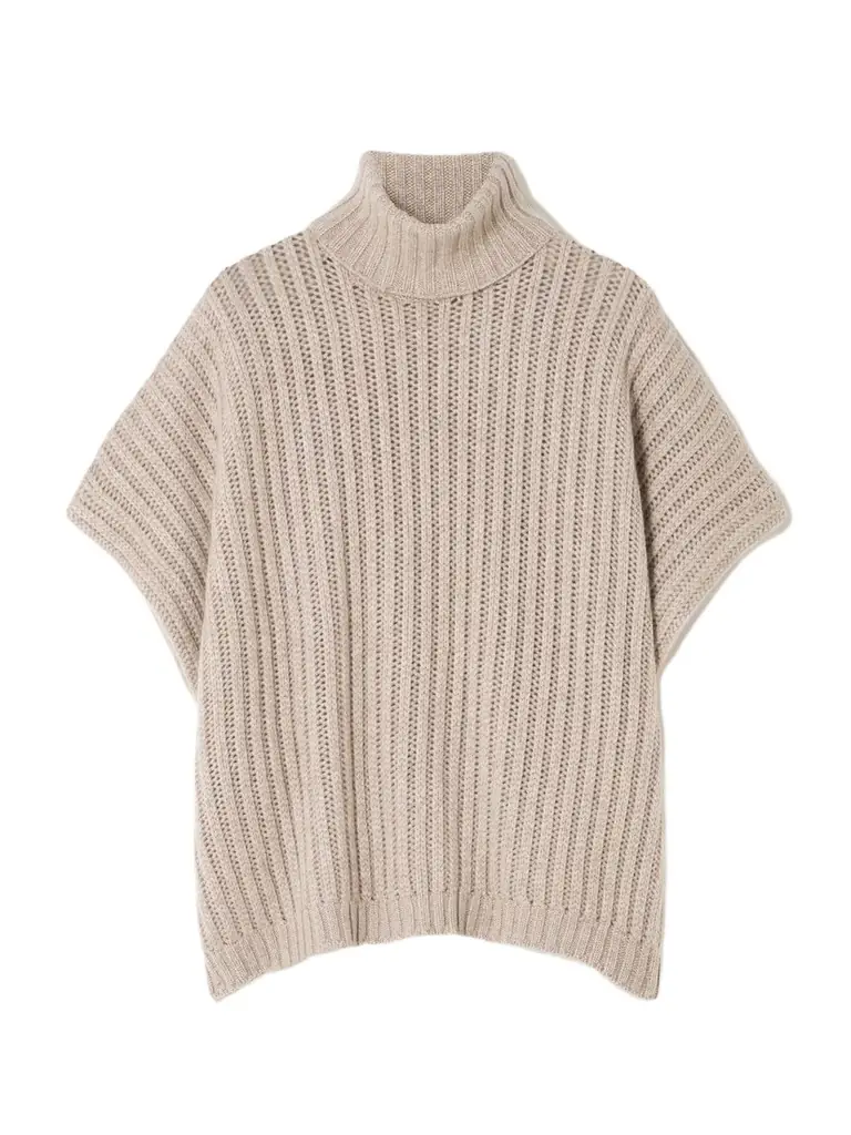 Brunello Cucinelli Ribbed Cashmere Turtleneck Sweater