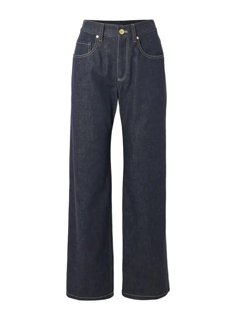 Brunello Cucinelli High-rise Straight-leg Jeans