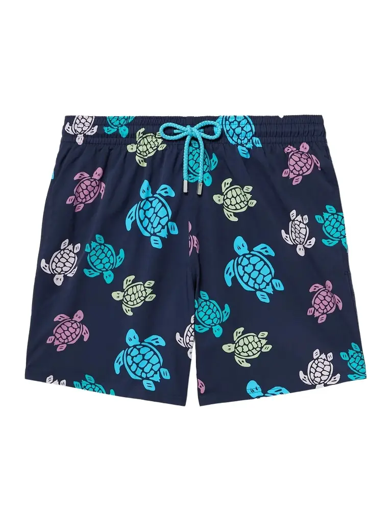 Vilebrequin Moorise Straight-Leg Mid-Length Printed Recycled Swim Shorts - Men