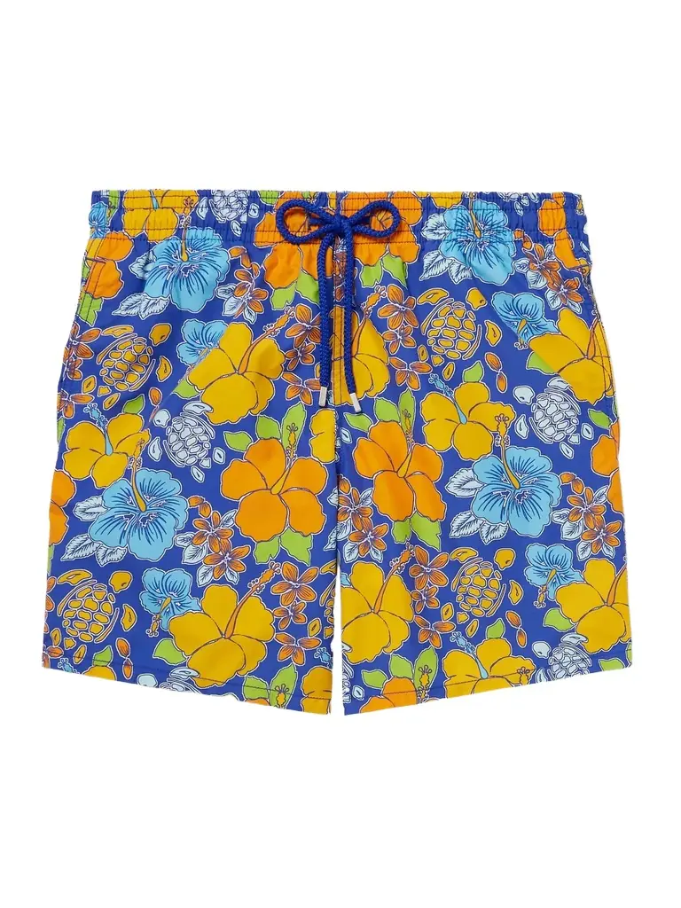 Vilebrequin Moorea Straight-Leg Mid-Length Printed ECONYL® Swim Shorts - Men