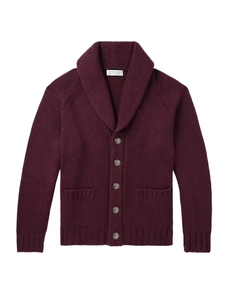 Brunello Cucinelli Shawl-Collar Cashmere Cardigan - Men - Women's Clothing