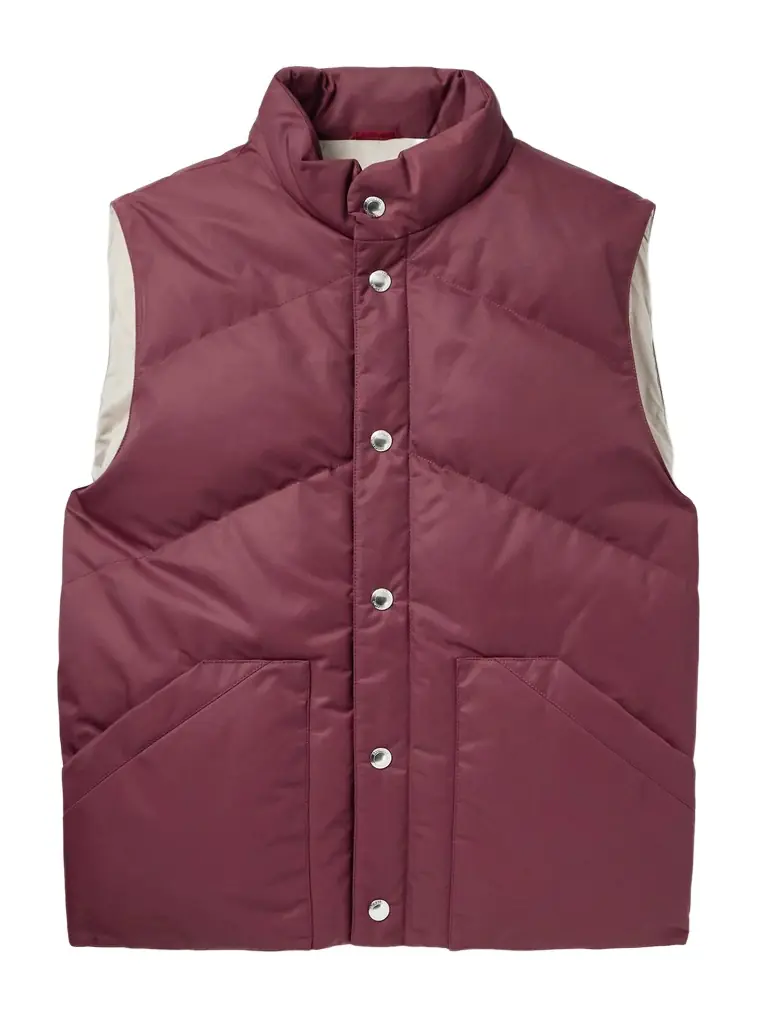 Brunello Cucinelli Quilted Shell Down Gilet - Men