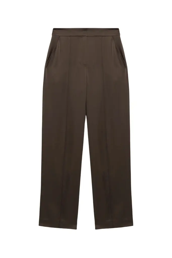 Simkhai Kyra Satin Wide Leg Pant