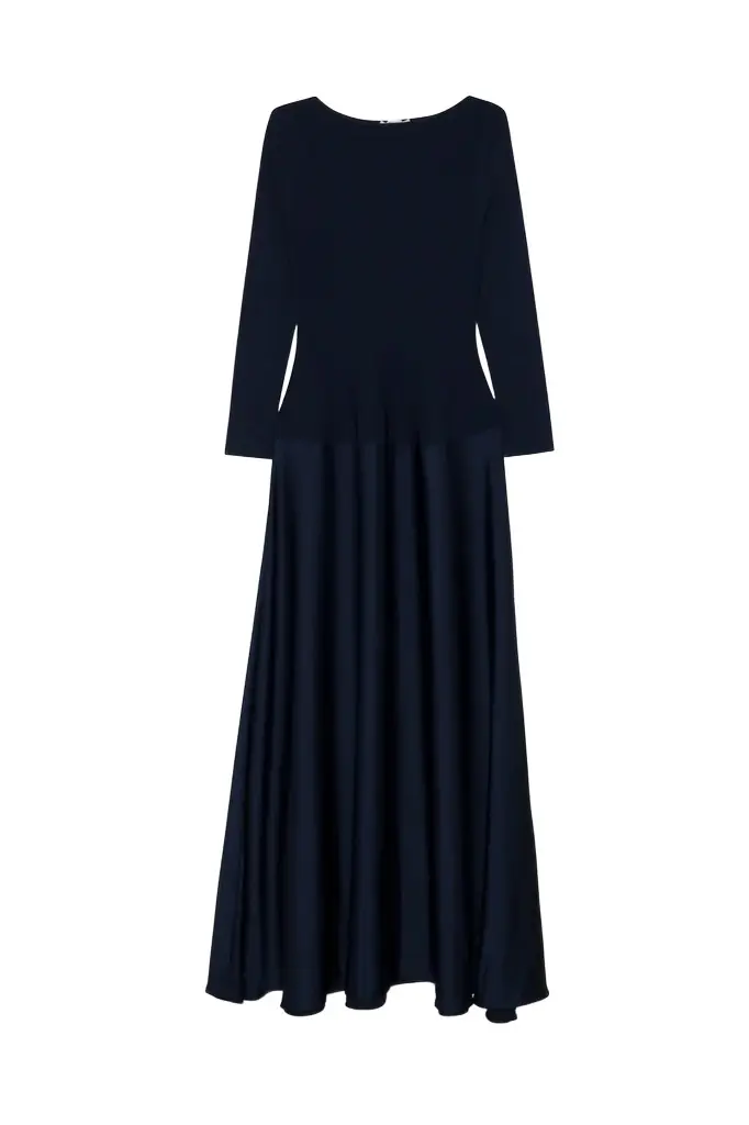 Simkhai Paola Satin Knit Gown