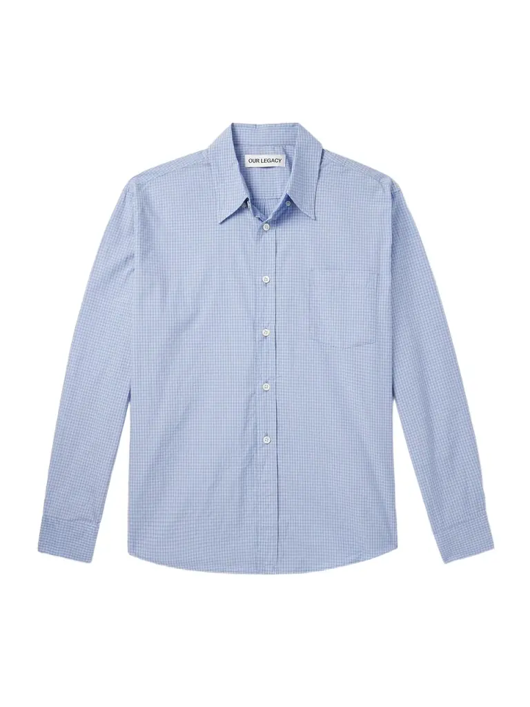 Our Legacy Beyond Checked Cotton-Poplin Shirt - Men