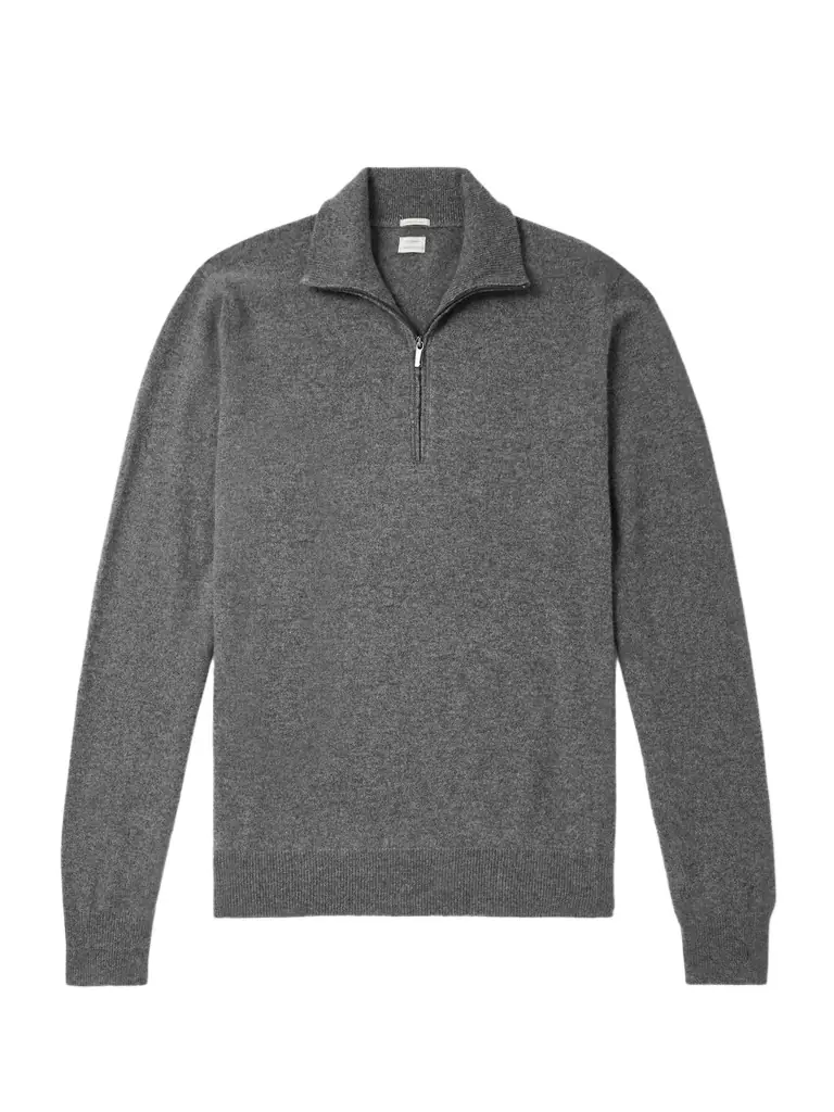 Massimo Alba Lima Cashmere Half-Zip Sweater - Men