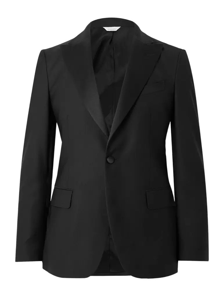 Boglioli Satin-Trimmed Virgin Wool-Blend Tuxedo Jacket - Men