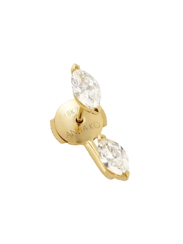 Anita Ko Orbit 18-karat Gold Diamond Single Earring